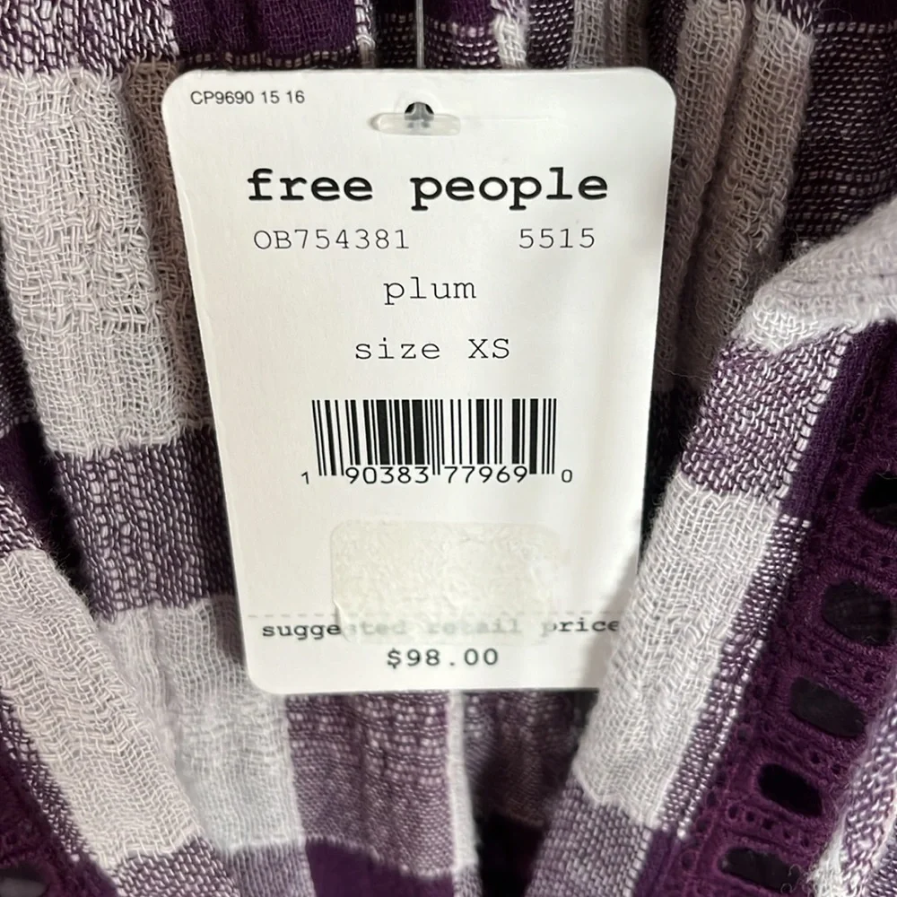 Free People Long sleeve blouse